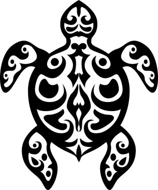 Kaplumbağa dövme tribal
