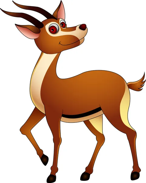 Roztomilý gazela — Stockový vektor