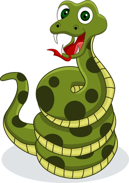 Змеиный мультфильм — стоковый вектор