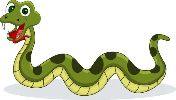 Caricature de serpent — Image vectorielle