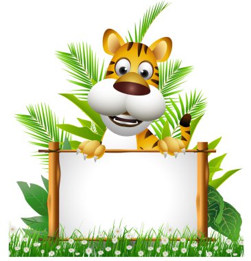 Yönetim Kurulu ile kaplan karikatür