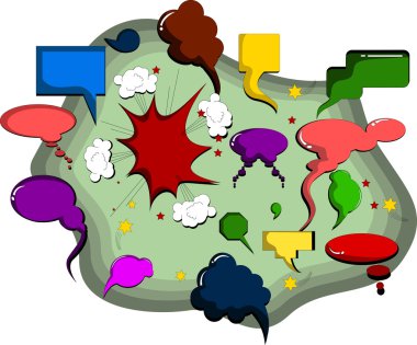 çizgi roman tarzı konuşma balonları