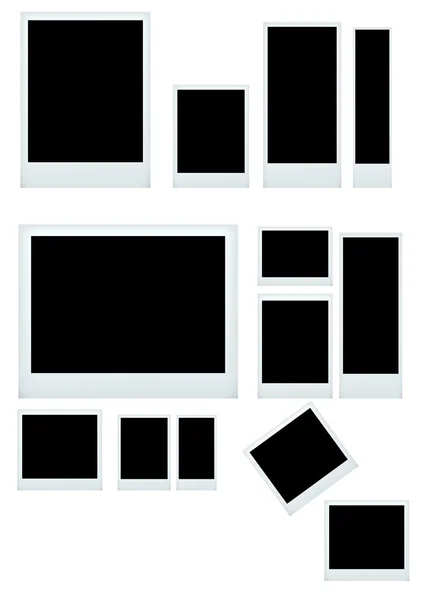 Photo frame set — Stock Vector