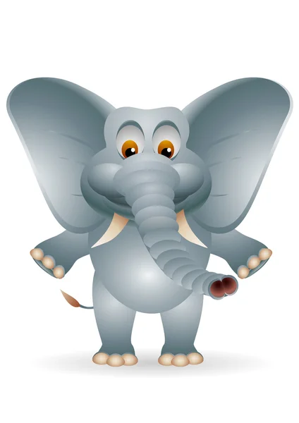 Cute elephant cartoon — Stock Vector