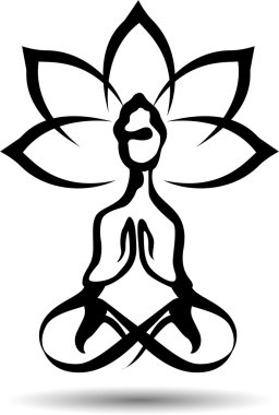 Yoga lotus simge
