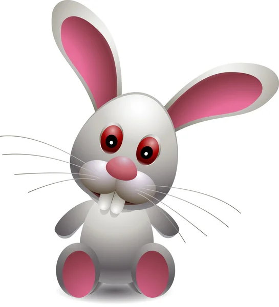 Słodka kreskówka królika — Wektor stockowy
