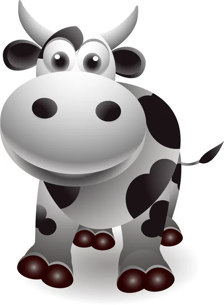 Cute cow cartooon — Stock Vector
