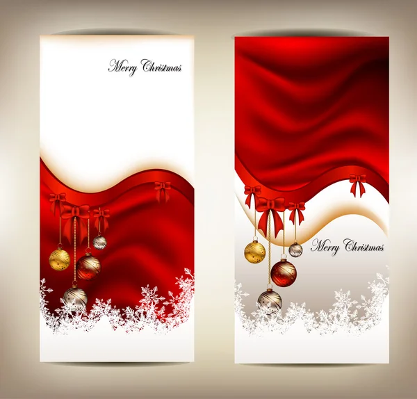 Belleza Navidad tarjeta fondo — Vector de stock