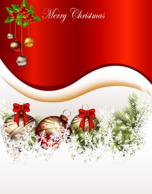 Güzellik Noel kartı arka plan