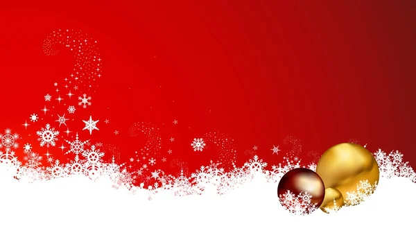 Abstrakte Weihnachten Hintergrund mit Schneeflocken — Stockvektor