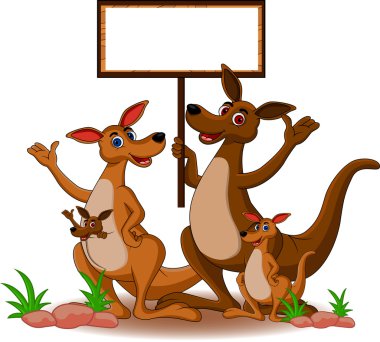 Funny Kangaroo Free Vector Eps Cdr Ai Svg Vector Illustration Graphic Art