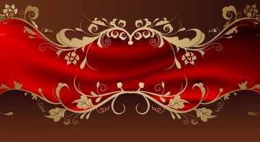 retro Vintage çiçek arka plan