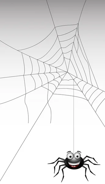 Spider web ilustrace pro vás design — Stockový vektor