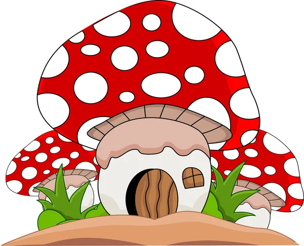 Mushroom tecknade för du design — Stock vektor