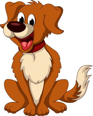 Tatlı köpek çizgi filmi.