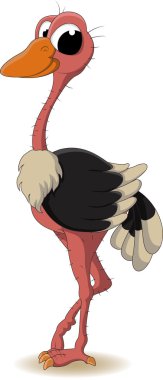 şirin devekuşu karikatür