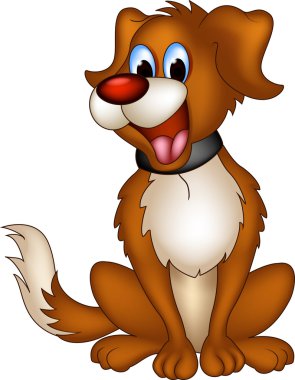 Tatlı köpek çizgi filmi.