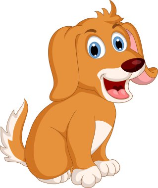 hoş küçük köpek çizgi film ifade