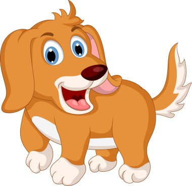hoş küçük köpek çizgi film ifade
