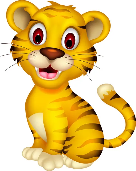 Tigre Bebe Vectores Grafico Vectorial Tigre Bebe Imagenes Vectoriales De Stock Depositphotos
