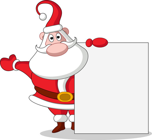 Симпатичный mas santa clubs с бланковым знаком
