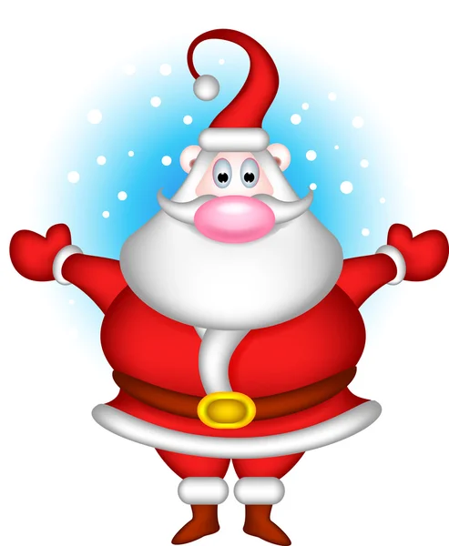 Roztomilý vánoční santa claus — Stockový vektor