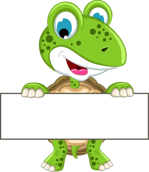 乌龟卡通空白符号 — 图库矢量图片