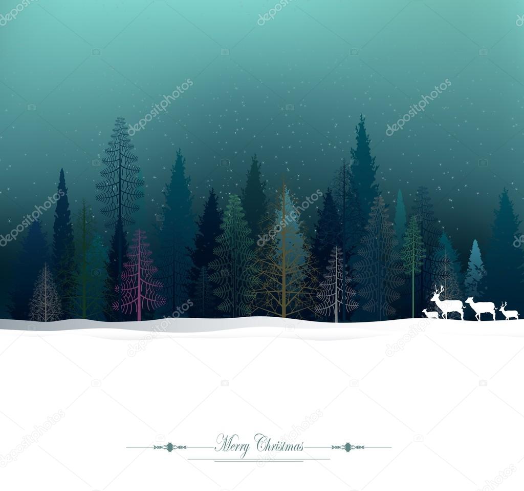 Christmas tree background