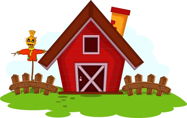 Farm house for you design — Stock Vector