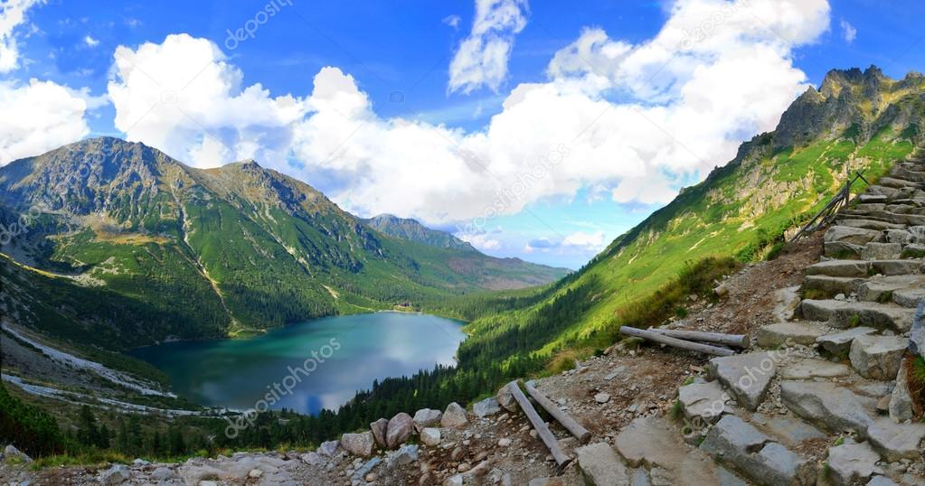 Morskie Oko lake in polish Tatra mountains