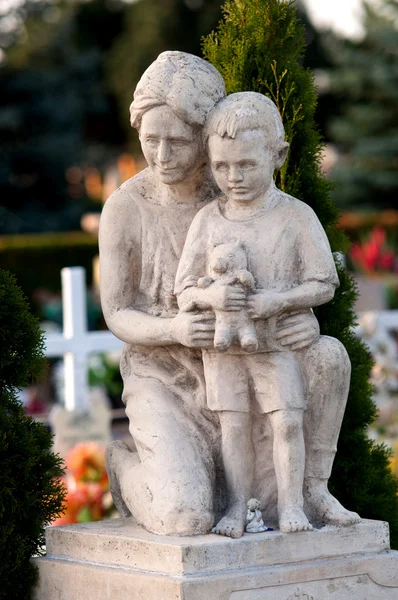 Estatua de Cemenery — Foto de Stock