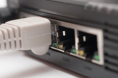 yönlendirici ağ hub bağlantı kablosu ile
