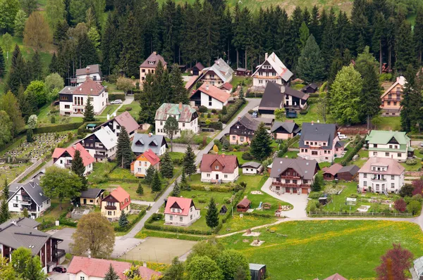 Vista aérea de las casas — Foto de Stock