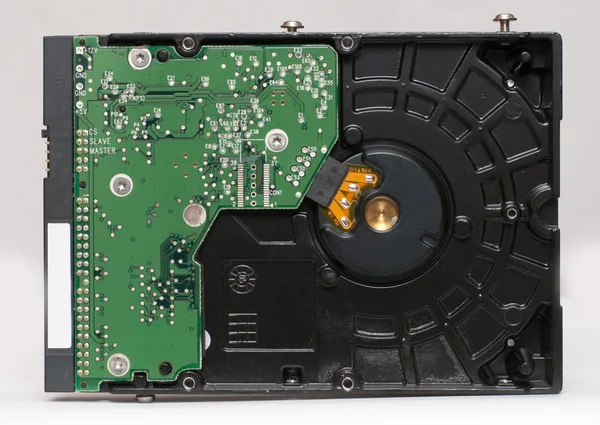 Unidade de disco rígido de 3,5 polegadas (HDD) isolado no fundo branco — Fotografia de Stock