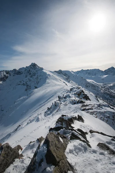 Kasprowy Wierch sommet sur la montagne Tatras — Photo