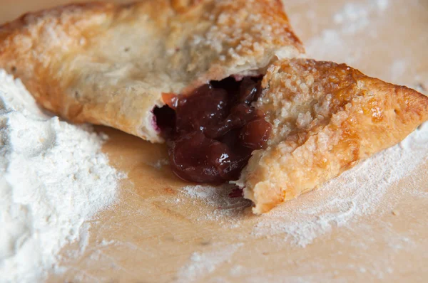 Cherry Filled Crescent Rolls — Stock Photo, Image