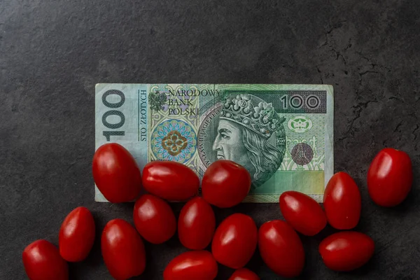 High Inflation Food Prices Poland — Stockfoto