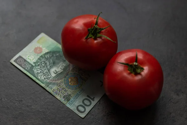 High Inflation Food Prices Poland — Zdjęcie stockowe