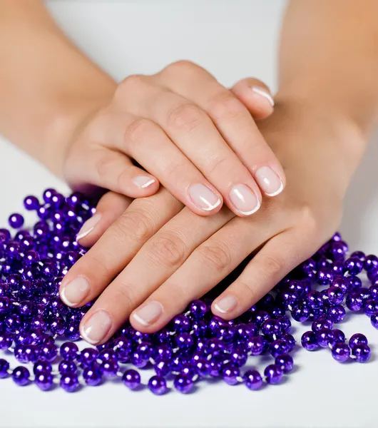 Hands and jewelry — Stock Photo, Image