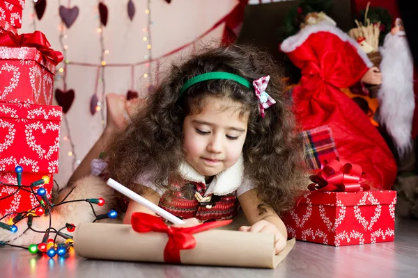 Mektubu Noel Baba için — Stok fotoğraf