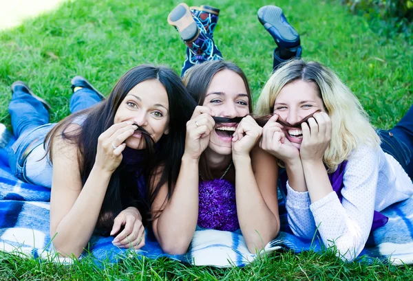 Drie beste vrienden — Stockfoto