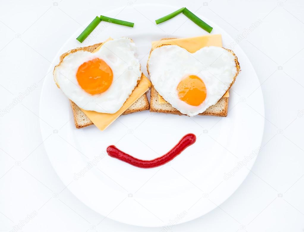Scrambled with smile