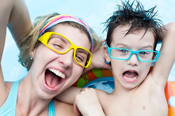 Urlaub im Aquapark — Stockfoto