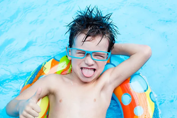 Férias em aquapark — Fotografia de Stock