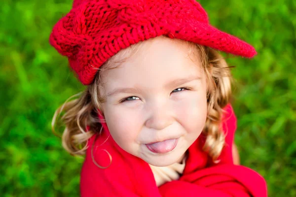 Menina sorridente — Fotografia de Stock