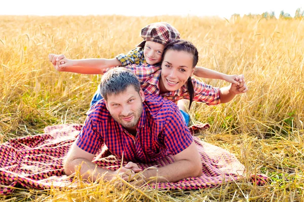 Momentos felices en el día de verano en la naturaleza —  Fotos de Stock