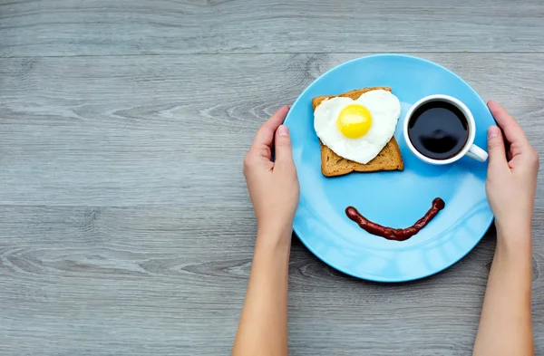Smile for a good morning Stock Image