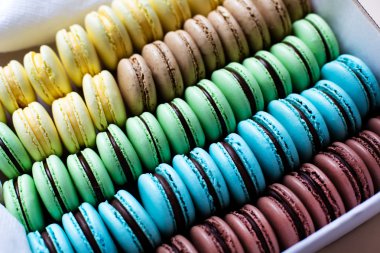geleneksel Fransız çöl macaroons