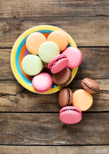 Tradycyjny francuski macaroons pustyni — Zdjęcie stockowe