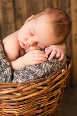 tatlı şirin bebek uyku